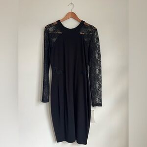French Connection Black Lace Dress - Size  12